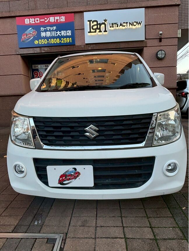 軽自動車ですが、前から見るとインパクトが◎